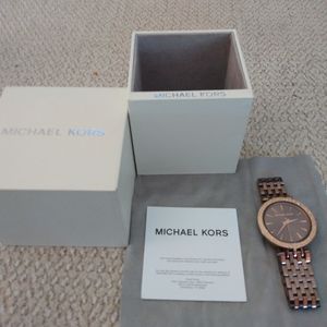 Michael kors women's watch rose gold!